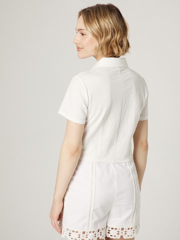 Guido Maria Kretschmer Women - Camisa 'Stella' em branco: atrás