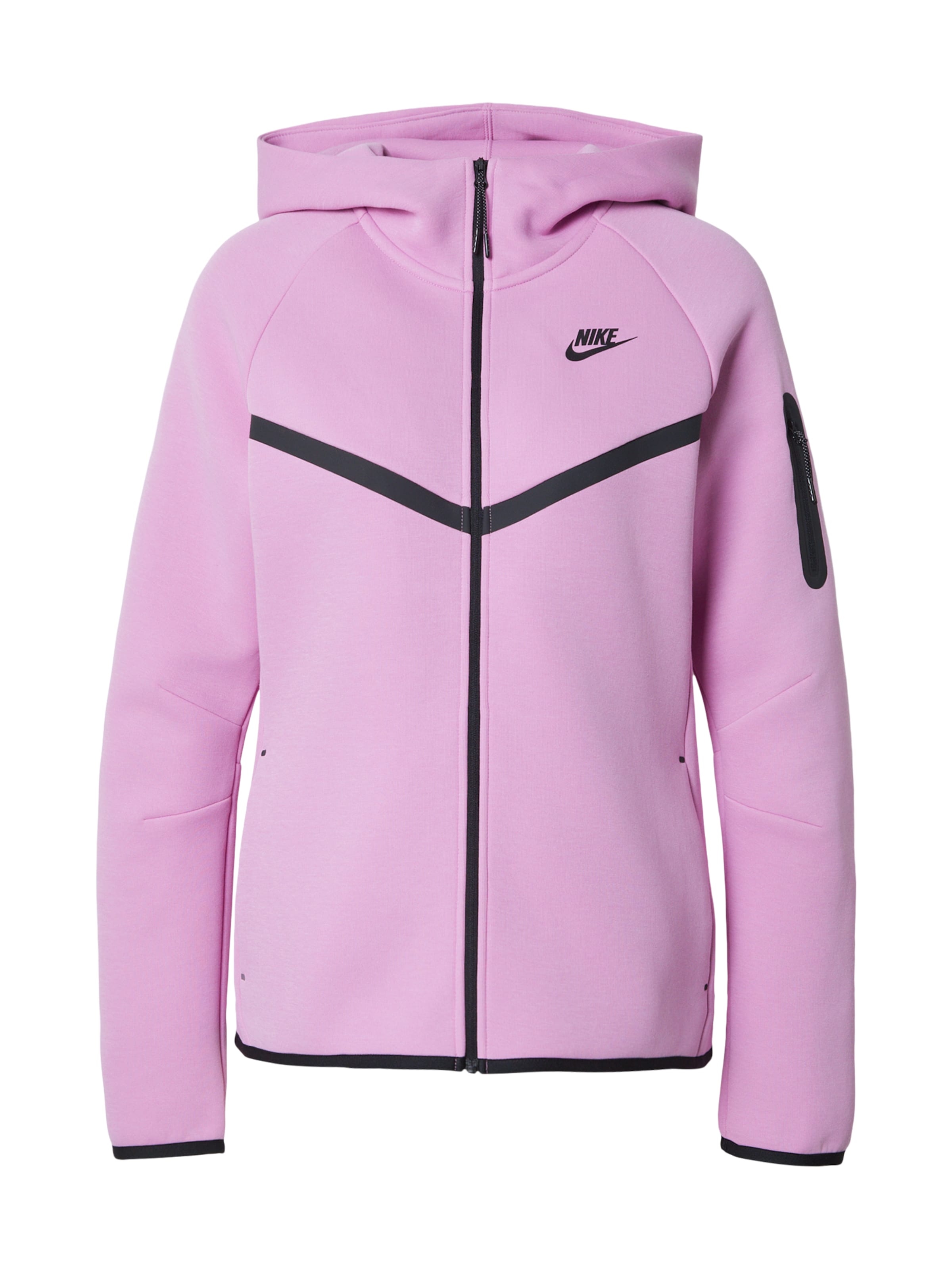 Nike Sportswear Суичъри с качулка 'TCH FLC 2' в размер XS в еосин / черно, Преглед на продукта