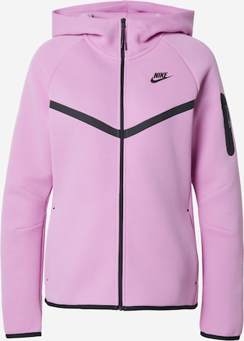 Nike Sportswear Суичъри с качулка 'TCH FLC 2' в розово: отпред