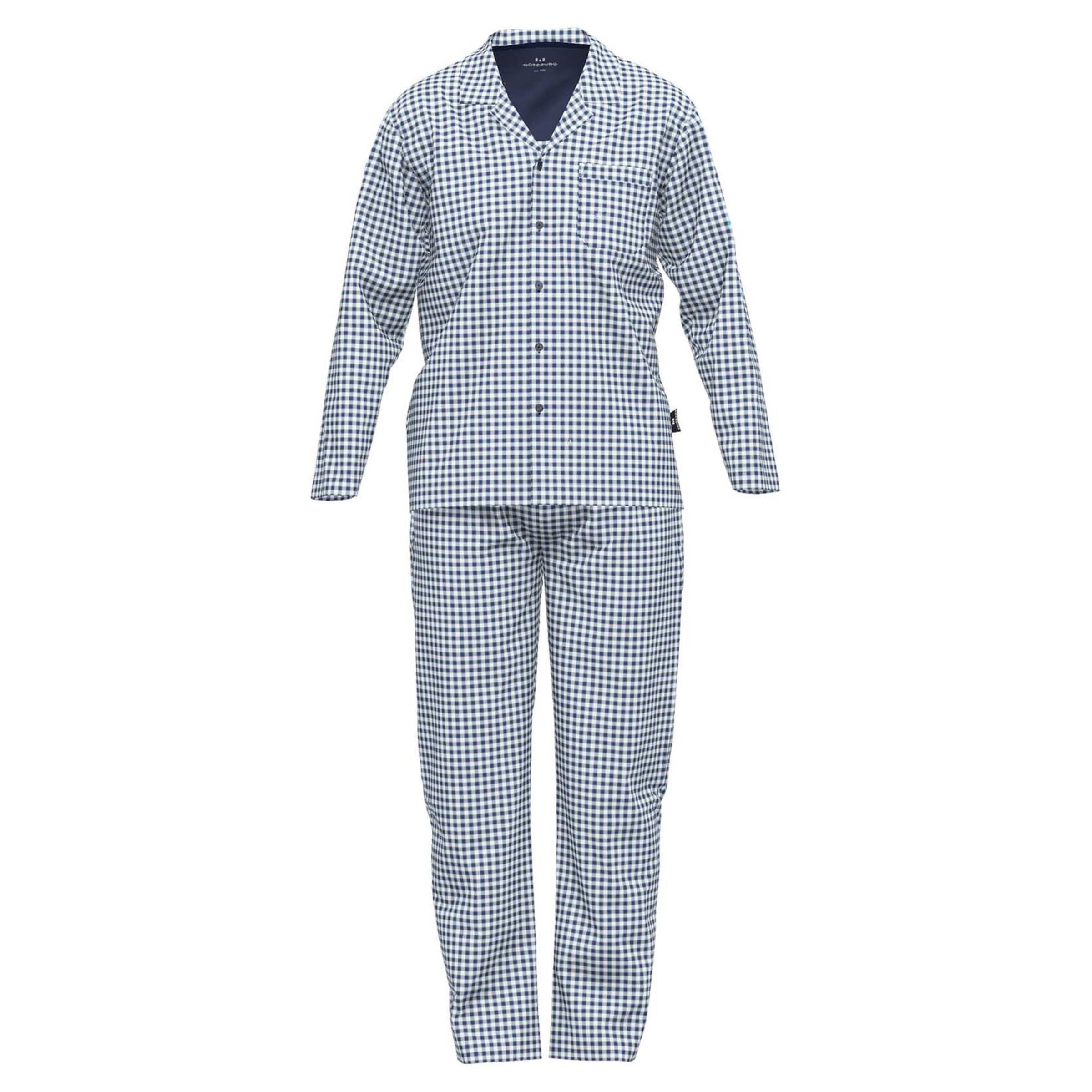 Götzburg Pajamas long in Blue: front