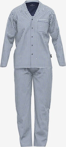 Pyjama long Götzburg en bleu : devant