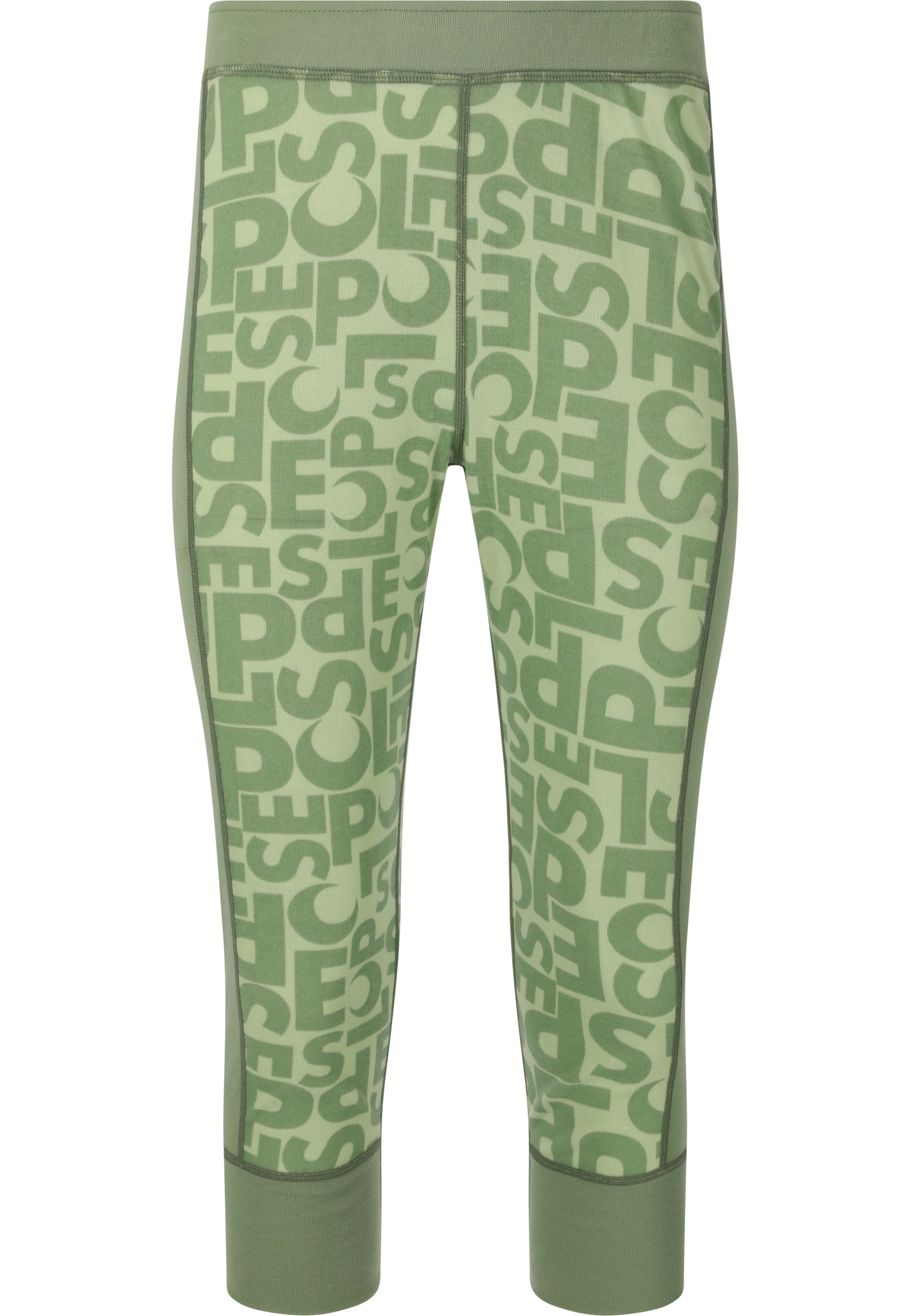 SLOPE Baselayerhose 'Rei' in Grün: Vorderseite