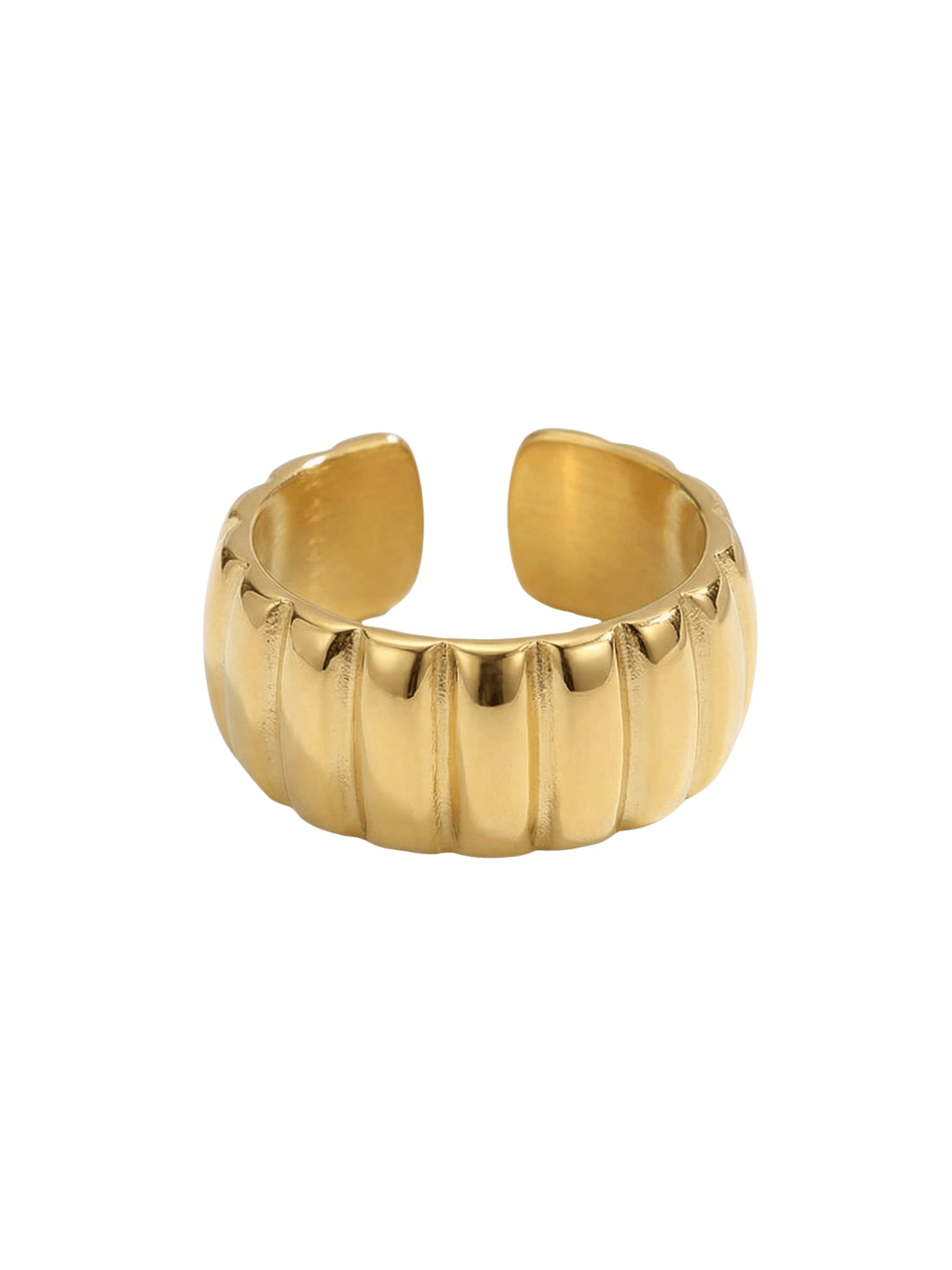 lePelou Ring 'Bolda' in Gold: front