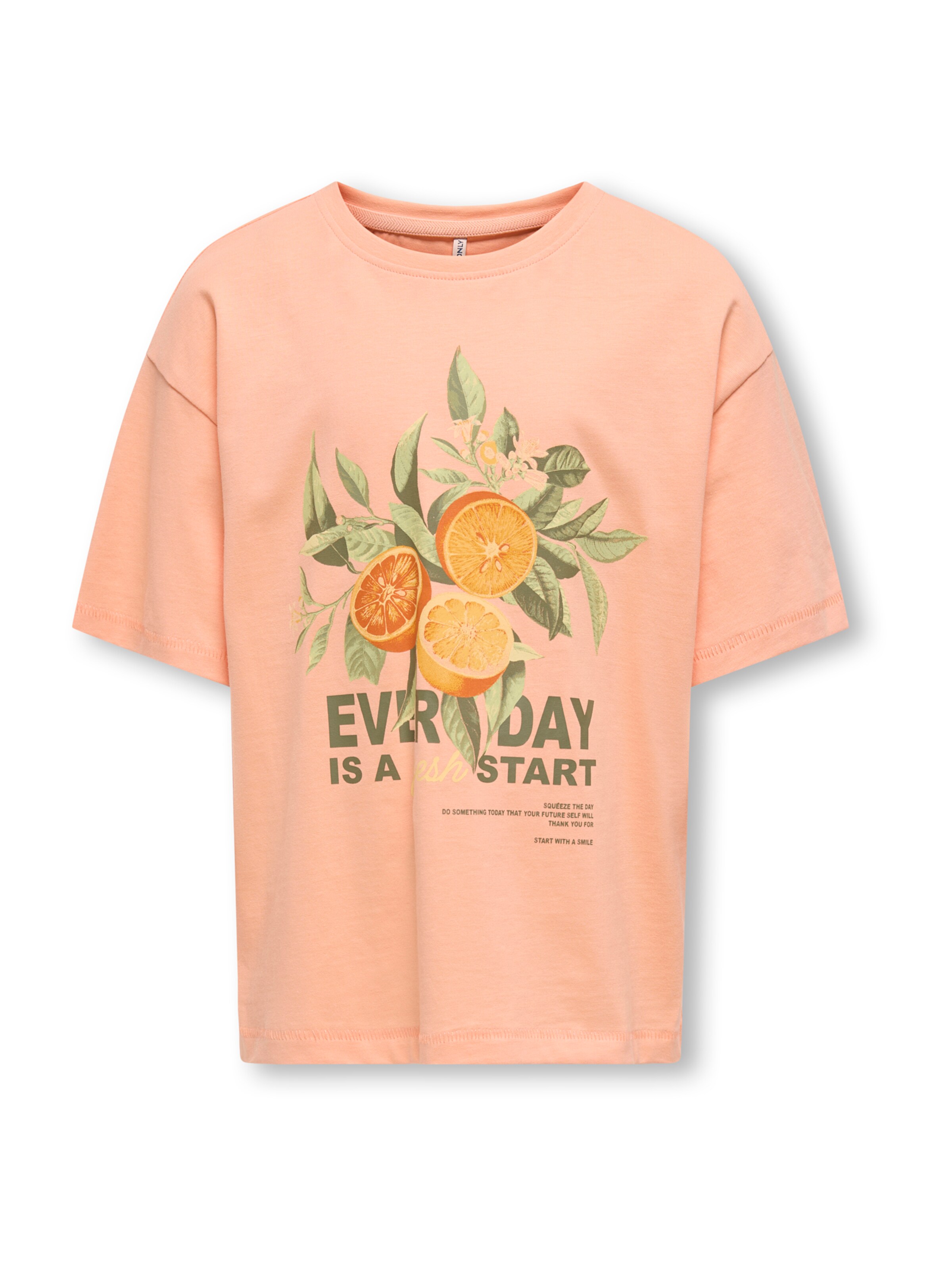 ONLY GIRLS Футболка 'KOGHelen' в Оранжевый: спереди