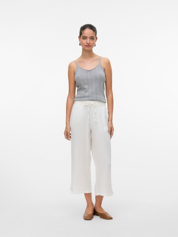 VERO MODA Wide leg Broek 'VMThea' in Wit