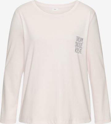 Chemise de nuit s.Oliver en rose : devant