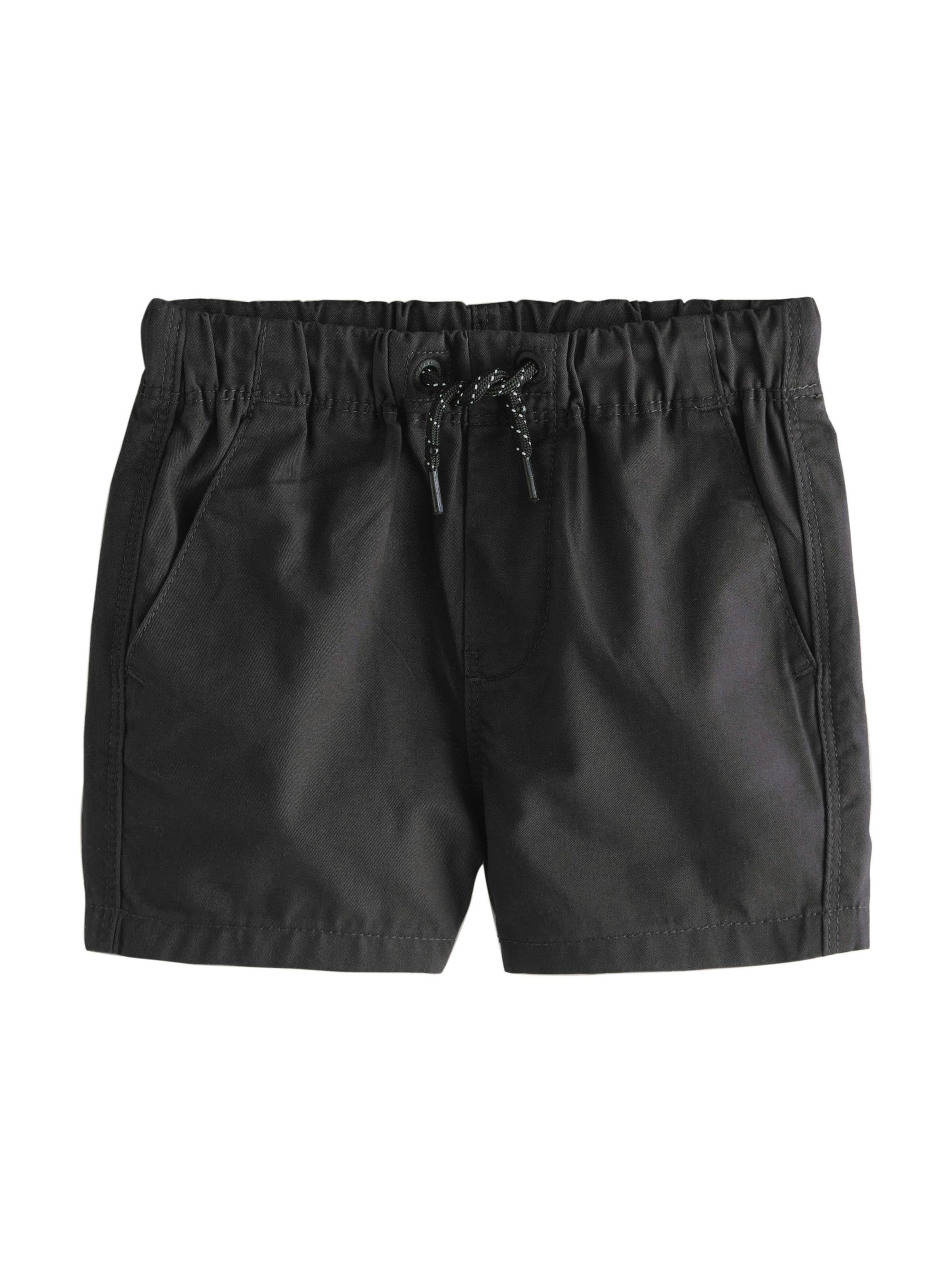 Largi Pantaloni de la Next pe negru: față