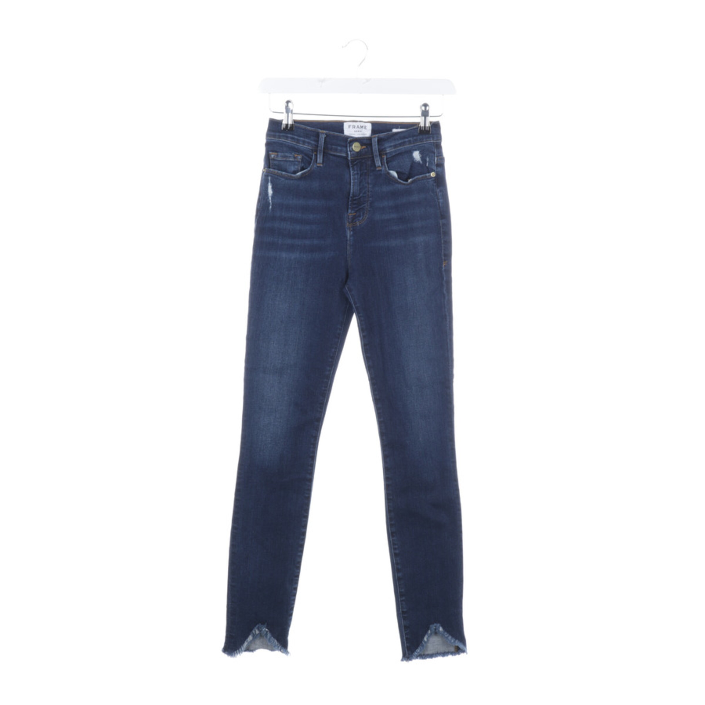 FRAME Jeans in 25 in Blue: front