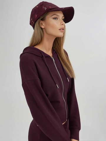 Busem - Casaco em moletão em roxo