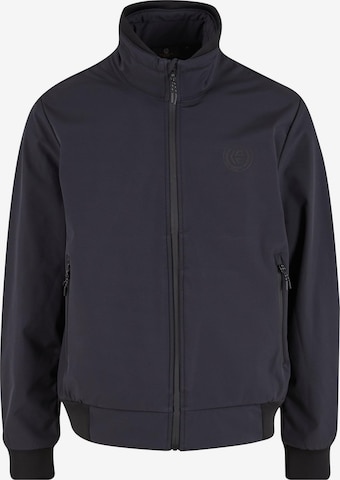 INDICODE JEANS Between-Season Jacket 'Route' in Black: front