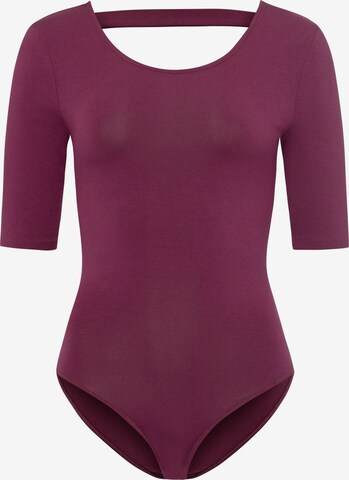 Les Lunes Shirtbody 'Charlotte' in Lila: predná strana