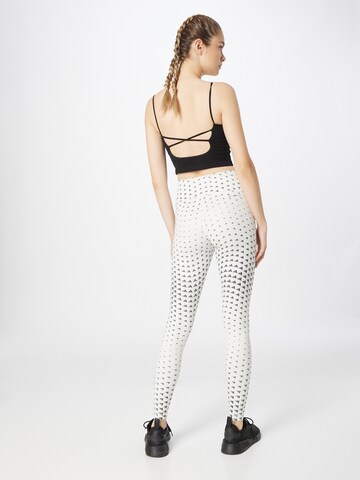 ADIDAS PERFORMANCE Skinny Sports trousers 'Train Essentials Brand Love High-Waisted ' in White
