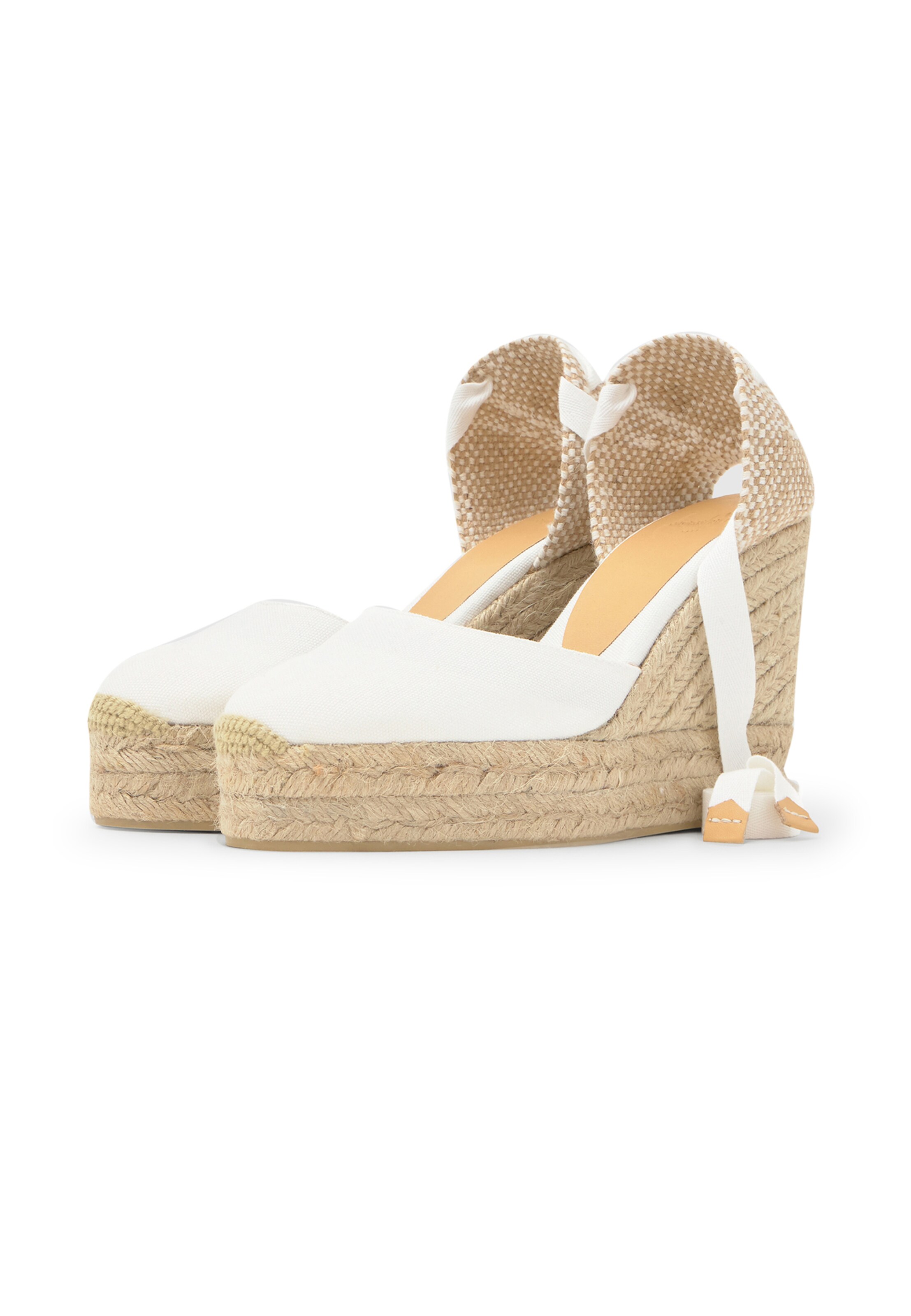 Castañer Espadrilky 'CARINA' – bílá: přední strana