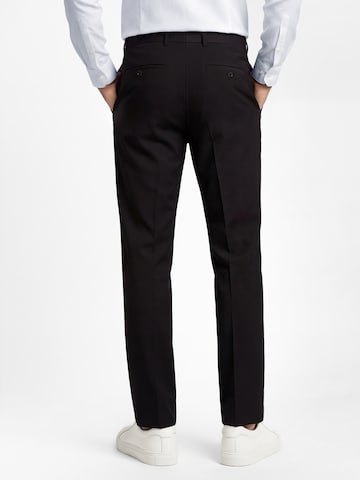 Finshley & Harding London Regular Pantalon 'Jaxdon' in Zwart