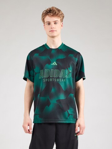 ADIDAS SPORTSWEAR Функциональная футболка 'TIRO' в Зеленый: спереди