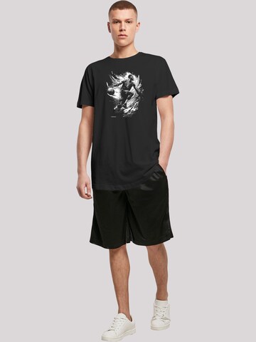 T-Shirt 'Basketball Splash Sport' F4NT4STIC en noir