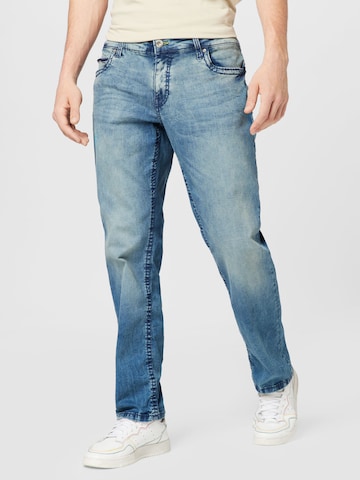 CAMP DAVID רגיל ג'ינס בכחול: מלפנים