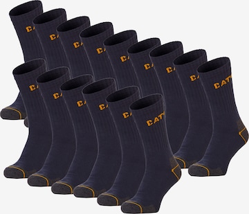Chaussettes 'CAT Werksokken Navy Blauw - 15 paar' CATERPILLAR en bleu : devant