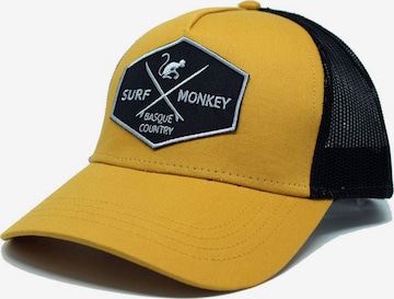 Surf Monkey - Gorra deportiva en amarillo: frente