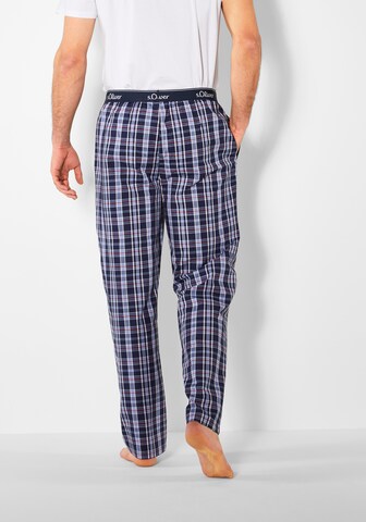 s.Oliver Pajama pants in Blue