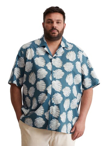 Marc O'Polo Regular fit Button Up Shirt in Blue: front
