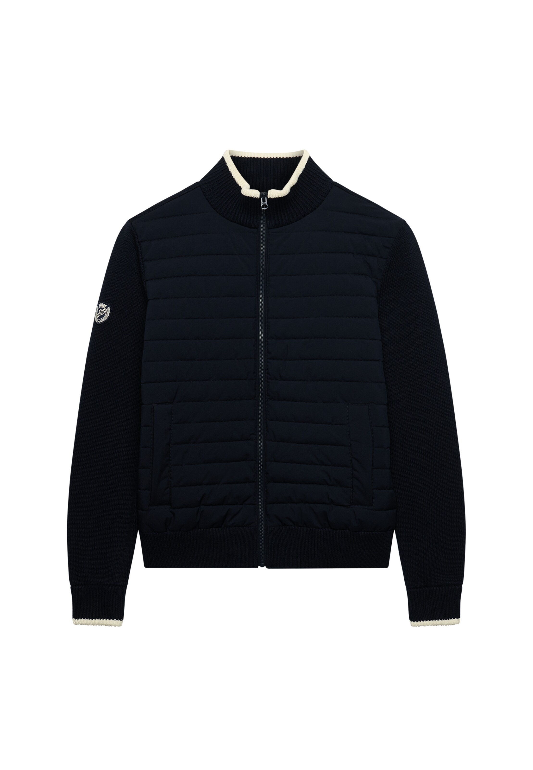 Superdry & Co Tussenjas 'Straight Baffle' in Blauw: voorkant