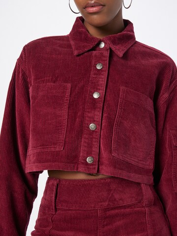 Nasty Gal Between-Season Jacket in Red