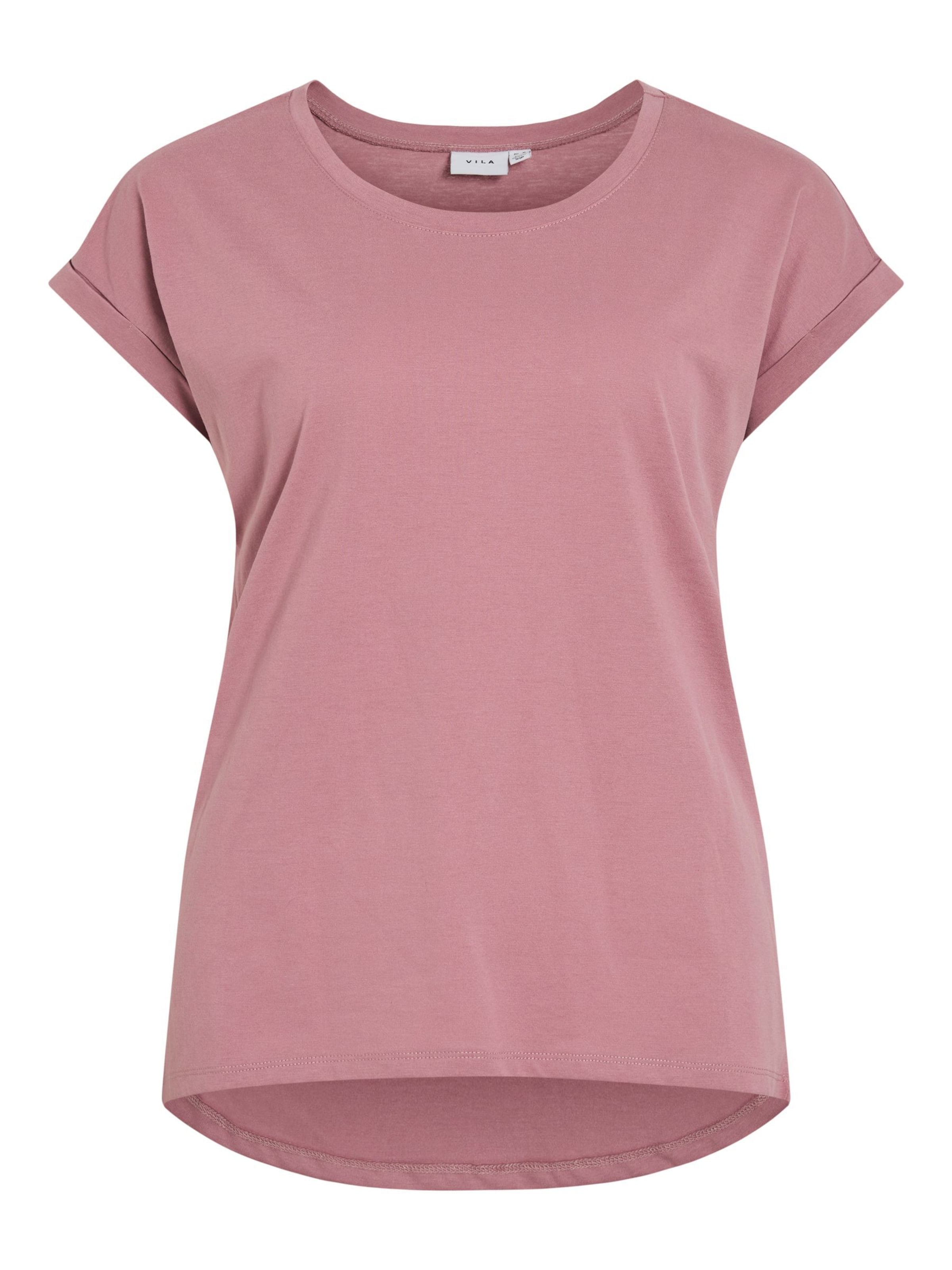 VILA T-Shirt 'VIDreamers' in Pink: Vorderseite