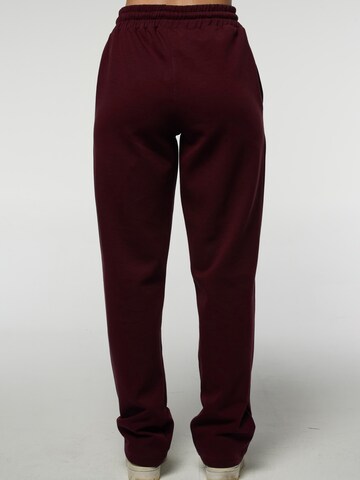 Regular Pantalon 'City' Eoselio en rouge