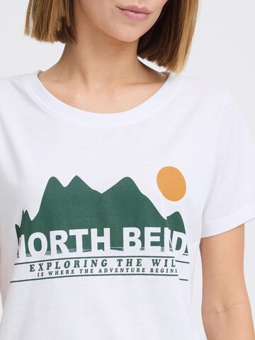 T-shirt ' NBCash ' North Bend en blanc