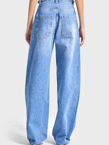 IT'S BASIC Loose fit Jeans 'Skater Mid Rise Jeans' in Blue