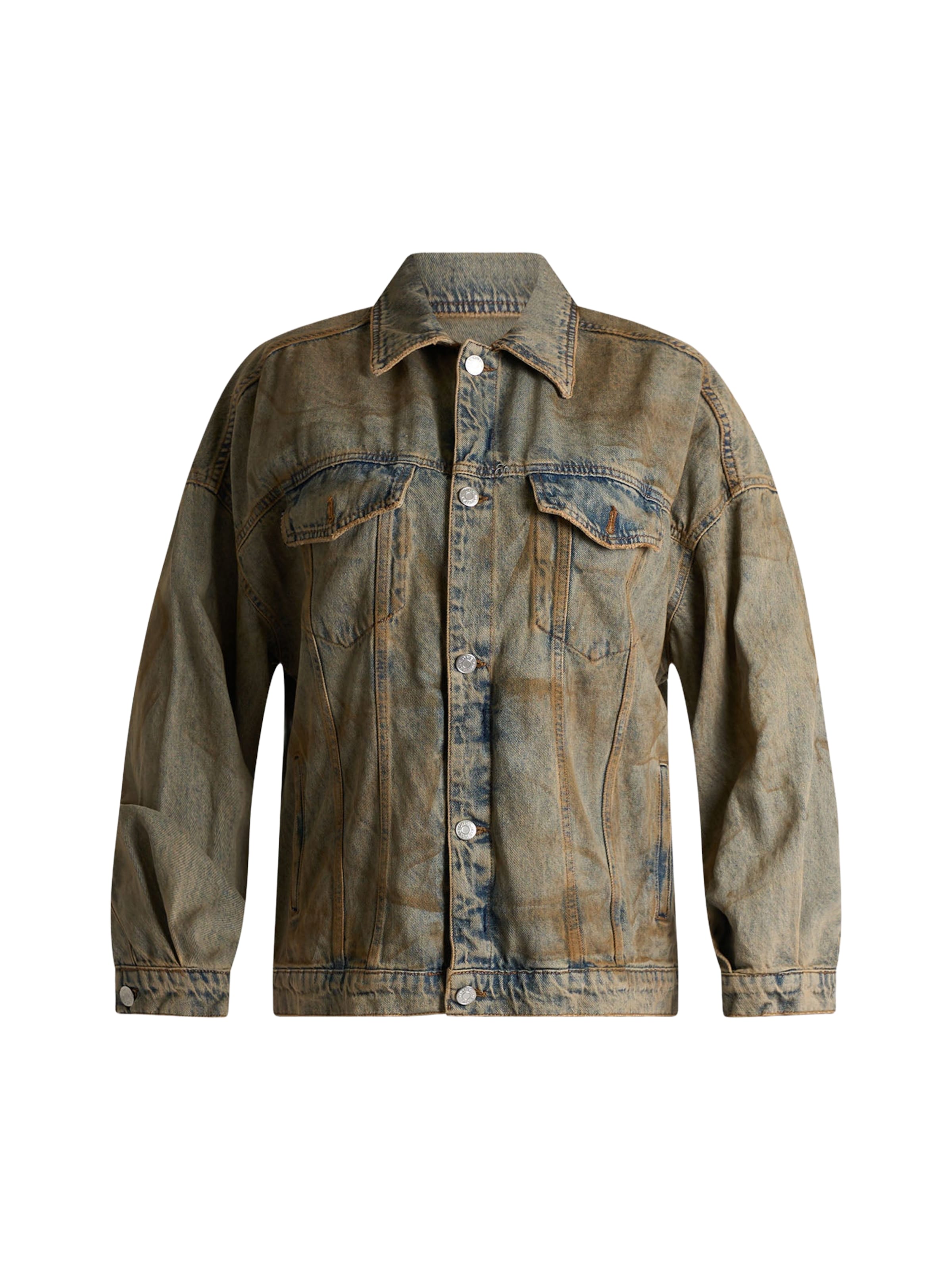 HAVE ONE Between-Season Jacket in Blue: front
