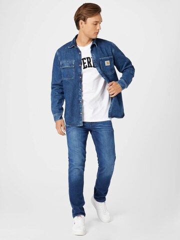 Superdry T-Shirt 'Varsity Arch Mono' in Weiß