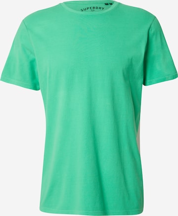 T-Shirt 'Essential' Superdry en vert : devant