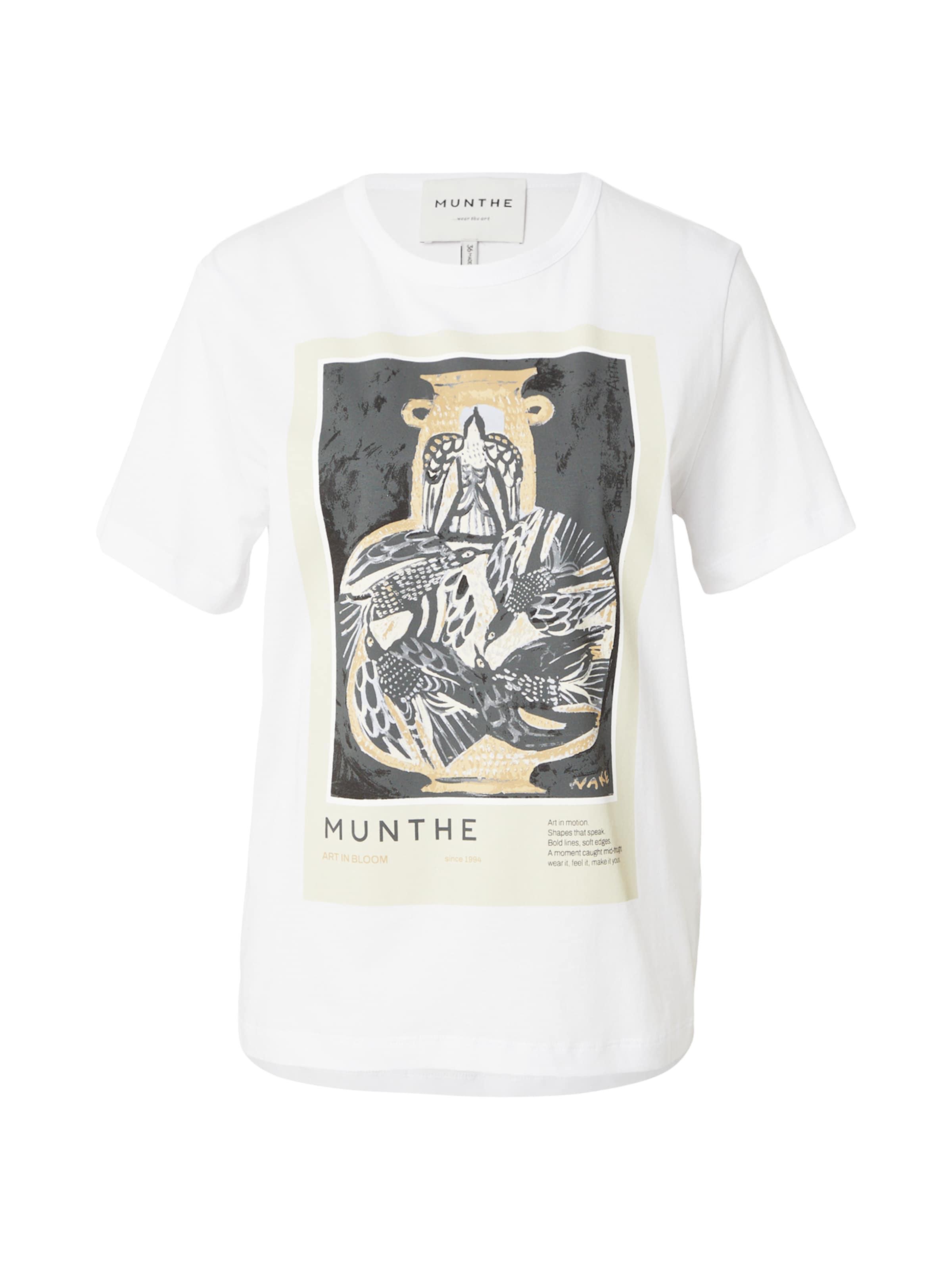 Munthe - Camiseta 'NYNNE' en blanco: frente