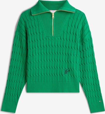 žalia TOMMY HILFIGER Megztinis: priekis