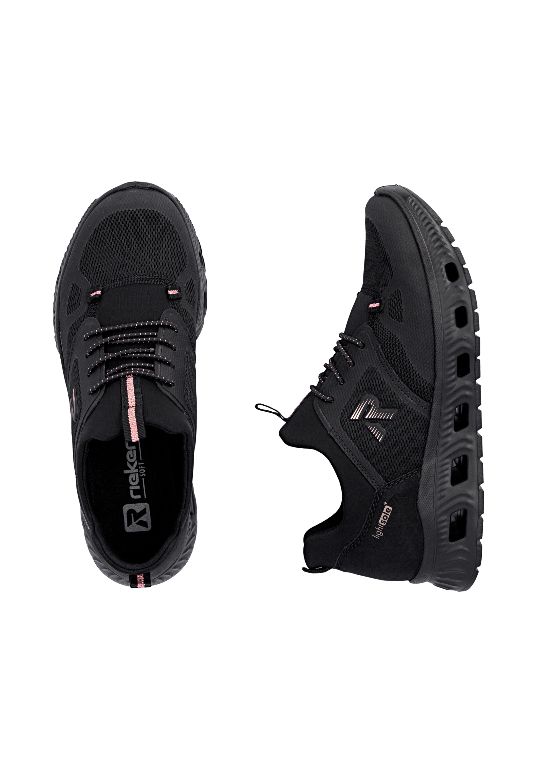 Scarpa slip-on di Rieker in nero