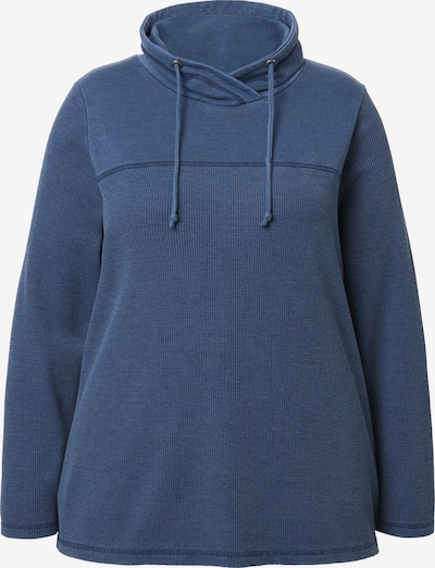 Bluză de molton Ulla Popken pe albastru închis, Vizualizare produs