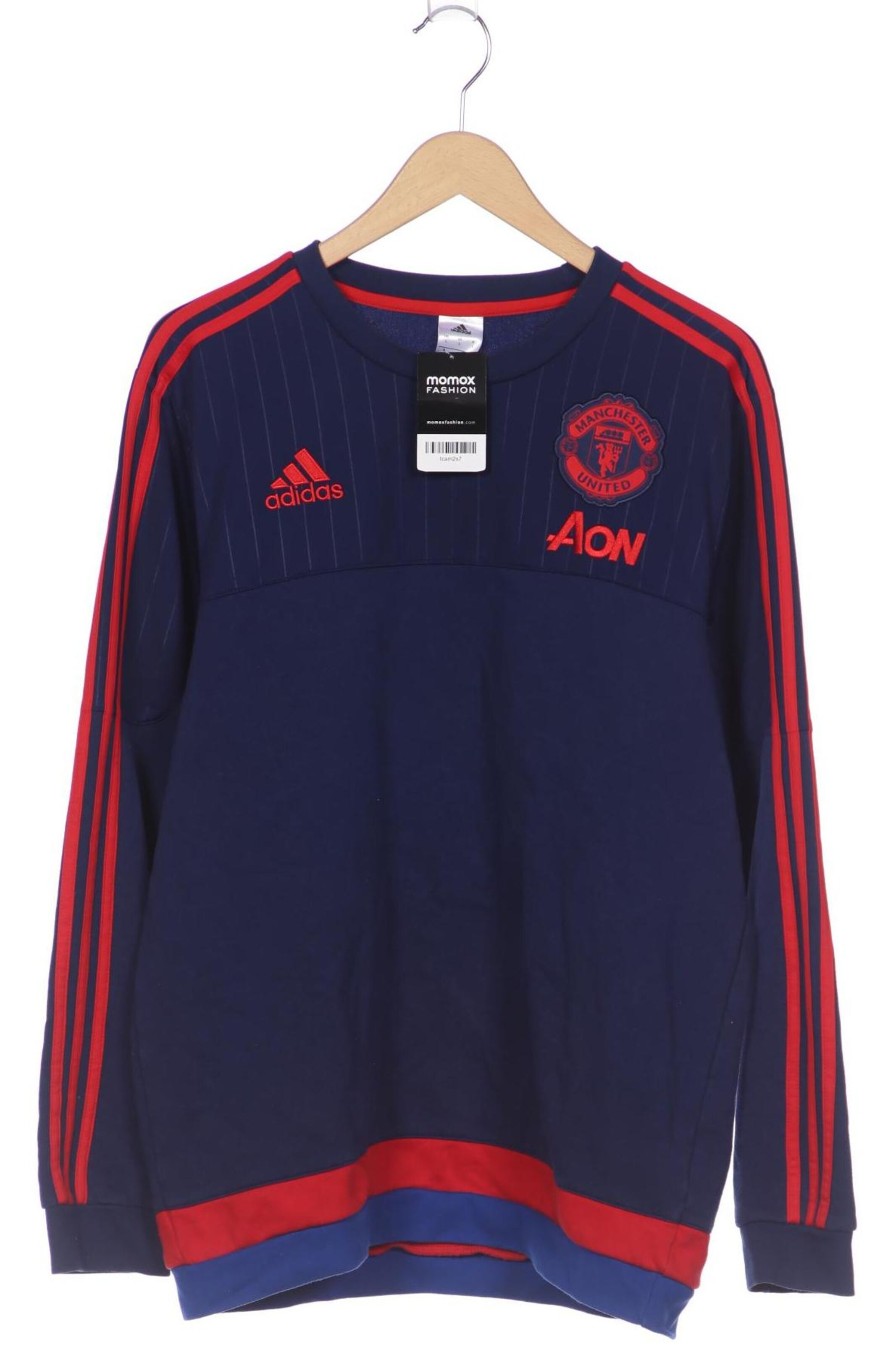 ADIDAS PERFORMANCE Sweatshirt & Zip-Up Hoodie in L in Blue: front