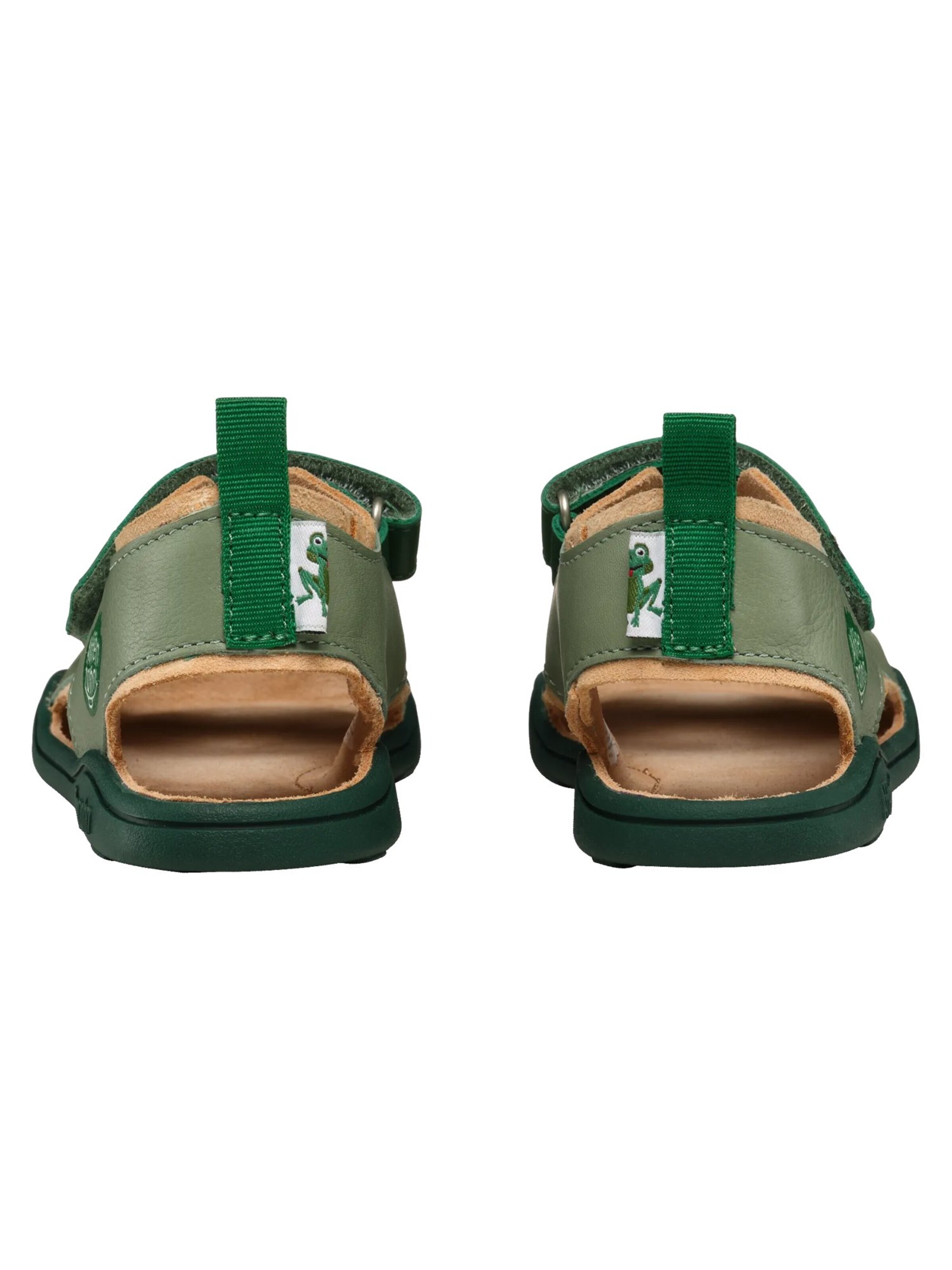 Affenzahn Sandals 'Sandale Leder Airy' in Green