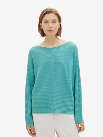 TOM TAILOR Sweater in Blue: front