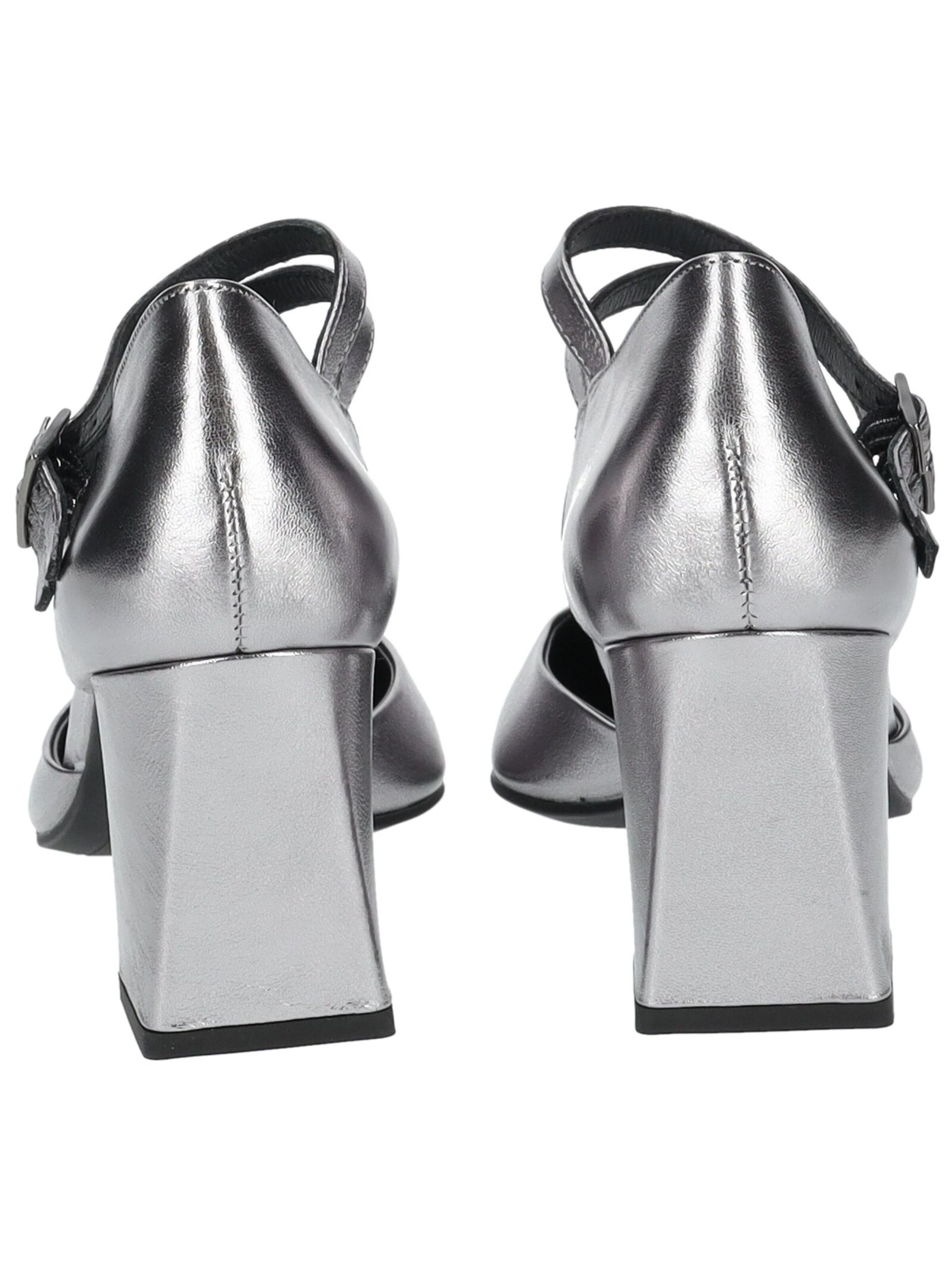 Décolleté sling di Paul Green in argento