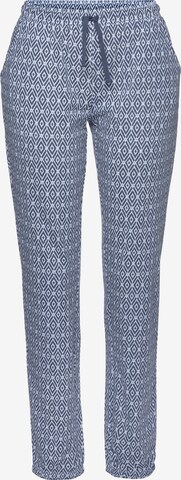 VIVANCE Pyjamahose in Blau: predná strana