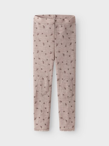 NAME IT Skinny Leggingsit 'NMFWANG' värissä harmaa