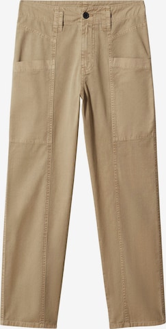 MANGO Regular Pants 'Tracy' in Green: front