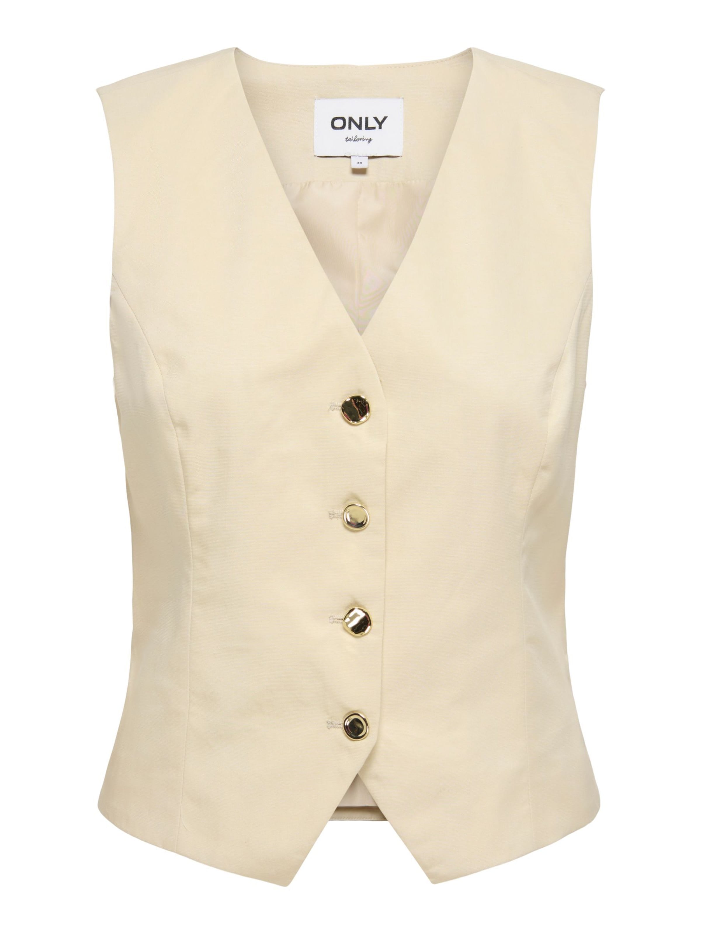 ONLY - Chaleco para traje 'ONLMarly' en beige: frente