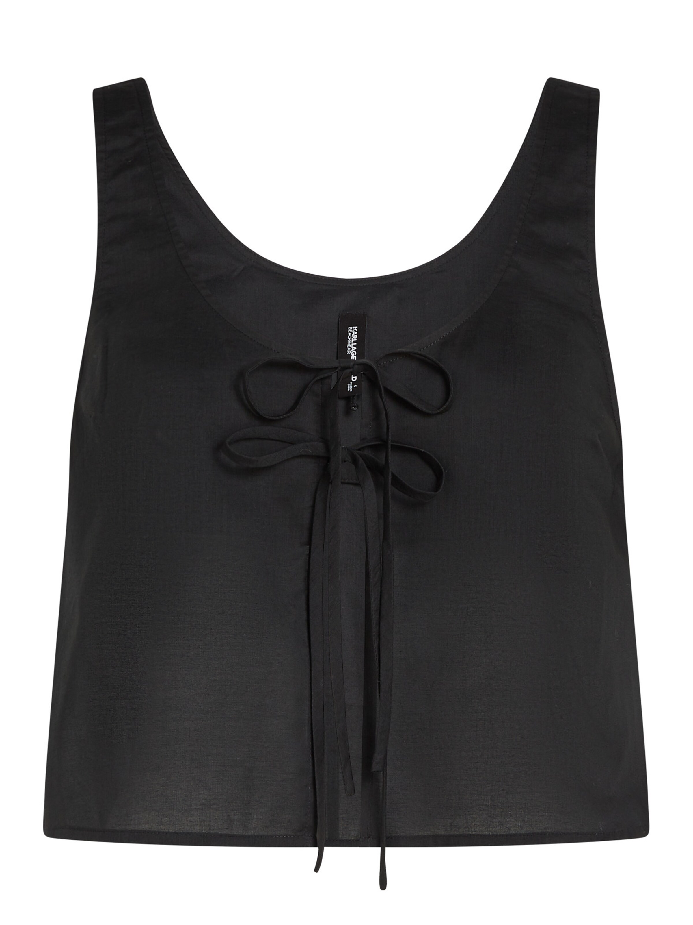Karl Lagerfeld Top in Schwarz: Vorderseite