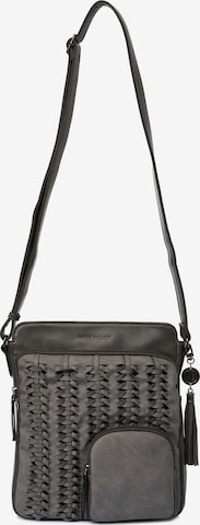 Marc Picard Handbag 'Aufgesetzte Tasche' in Grey: front