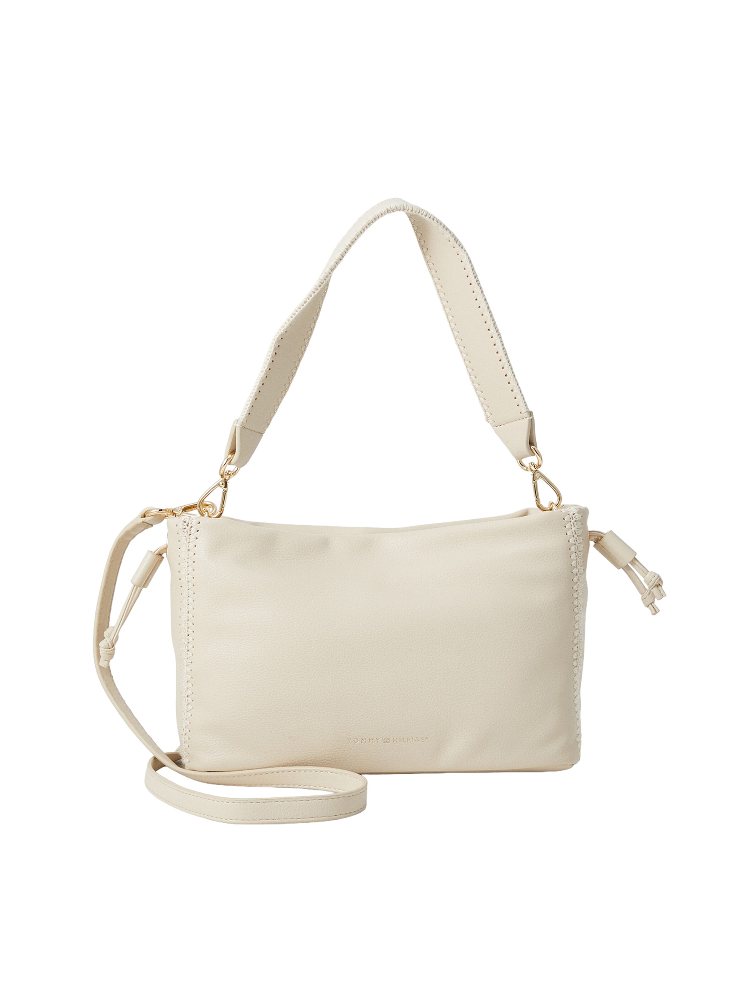 smėlio TOMMY HILFIGER Rankinė ant peties: priekis