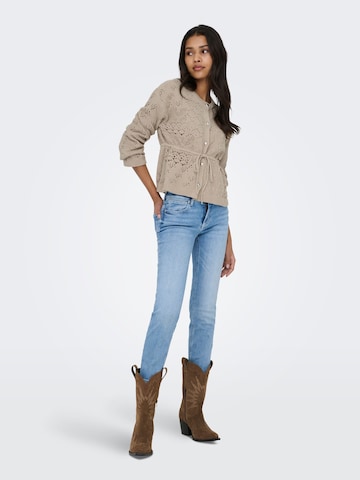 Cardigan 'ONLELKE' ONLY en gris